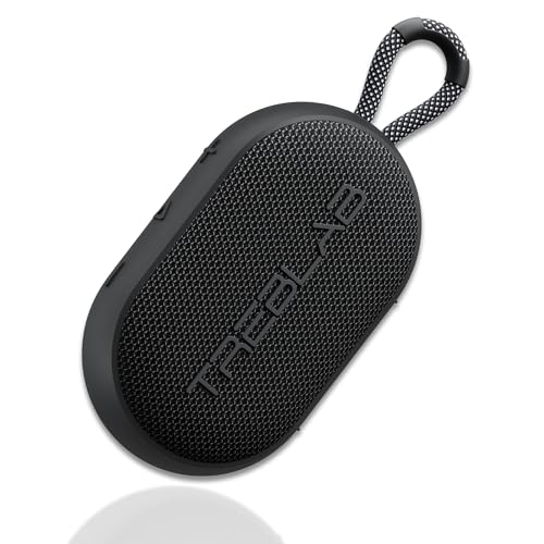 Image of TREBLAB HD-Go - Ultra Portable Hand Held Speaker with Clip, 16H Playtime