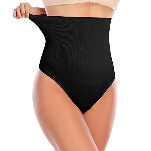 Image of Werena Tummy Control Thong Shapewear for Women Seamless Shaping Novelty Thong Panties Body Shaper Underwear