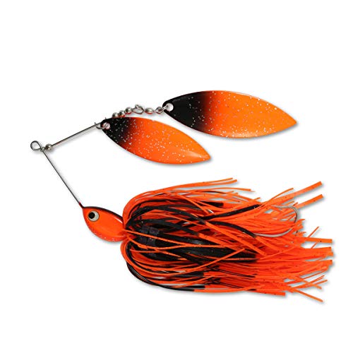 Northland Reed Runner Magnum Double Willow Spinnerbait 3/4Oz Blackbird Painted