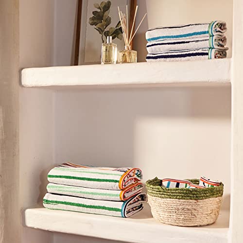 LA MALLORQUINA Toalla algodón cardado - Tokio (Toalla Tocador - 30x50cm - Naranja) - Baño, Gimnasio, Piscina - 100% Algodón Cover