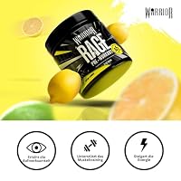 Warrior Rage Pre Workout Booster 392 g, 300 mg Koffein – Lightning Lemonade 45 Portionen, mit Beta-Alanin & Citrullin, für Fokus, Energie & Pump, vor dem Training – Ansicht 5