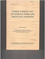 United Nations List of National Parks & Equivalent Reserves, 2nd Edition B000HZK0MG Book Cover