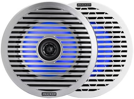 Kit Amplificador Kicker KPX300.4 y Parlantes Marinos LED 6.5" miniatura 5