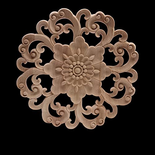 Decorativo tallado en madera LVTFCO onlay retro para renovar esquinas del hogar