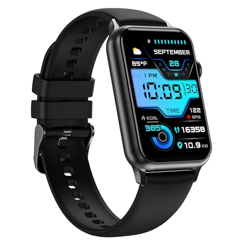 Smart Watch, Health Fitness Tracker Watch for Women Men with 24/7 Heart Rate Spo2 Blood Pressure Monitor Sleep Tracker 128 Exercise Modes Step Calorie Counter Pedometer IP68 Waterproof for Android iOS