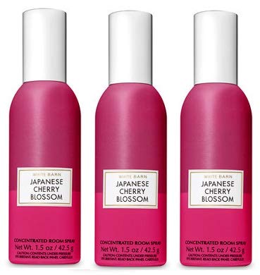 Bath and Body Works 3 Pack Japanese Cherry Blossom Room Spray 1.5 Oz.