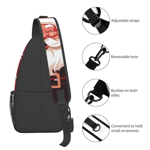 Bolso bandolera Santa Claus para hombre y mujer miniatura 5