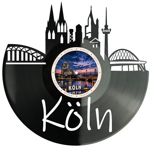 Cadeau pour les fans de Cologne : silhouette vinyle EVEVO D0026