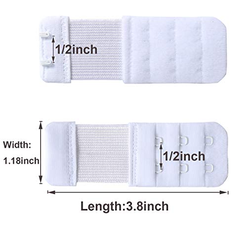 Image of SAMGU Women's Bra Extenders 3 Hook Elastic Stretchy Bra Extension Strap