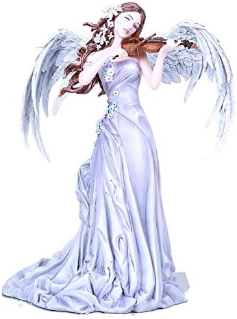 Miniatura 3 de Pacific Giftware Elegante ángel tocando violín nana estatua musical por Nene Thomas Home Decor