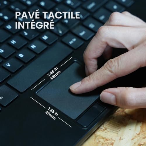 Clavier compact perixx PERIBOARD-534 pour optimiser l'espace de votre bureau en télétravail