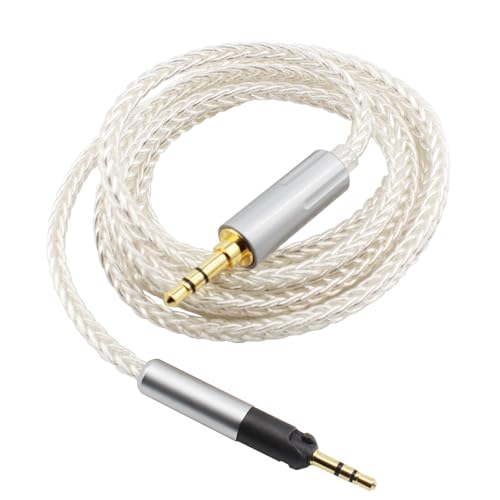 Youkamoo 3.5mm Silver Plated Copper Braided Replacement Upgrade Cable Compatible for Sennheiser...
