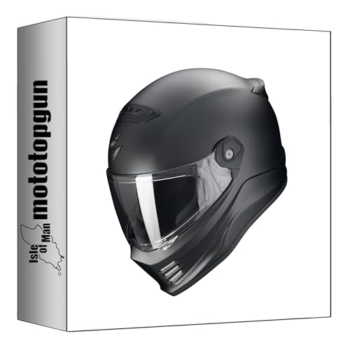 Casque intégral Scorpion Covert FX Solid Noir Perle Mat Taille XS