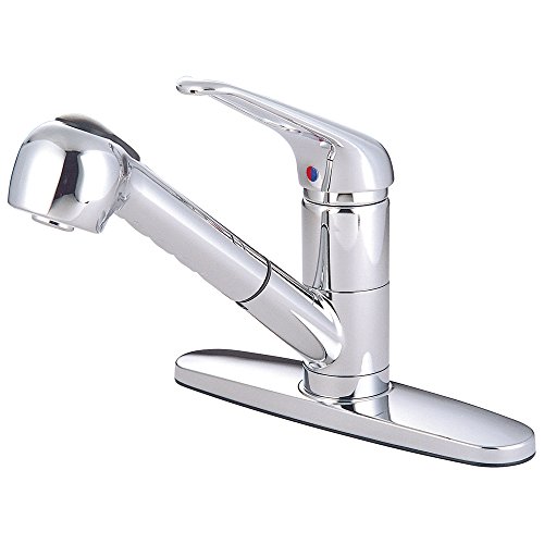 NUVO Elements of Design ES881C Daytona Single Handle Kitchen Faucet with Pull-Out Sprayer