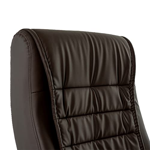 Cadeira de Escritório Presidente Munique Marrom - Mola Ensacada - Original Conforsit