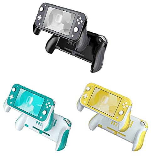 Grip Case Compatible avec Nintendo Commutateur Housse de protection Lite avec Poignées ergonomiques jaune pour intérieur et extérieur Cover