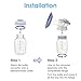 Maymom Bottle Thread Changer for Lansinoh Pump to use Standard Bottle (Compatible with Medela Bottle) 4pcs