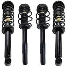 4pcs Suspension Complete Shock Absorber Strut and Spring Set Kit Assembly Front Rear Left Right Quick Loaded with Mount for BMW for 525i for 528i for 530i