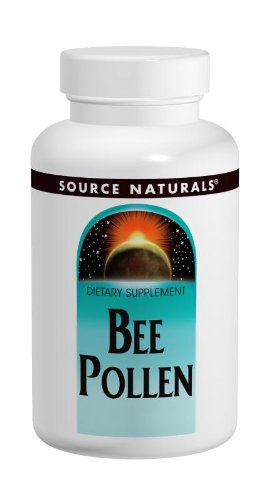 Source Naturals Bee Pollen 500mg, Energy Enhancing Food, Pack of 2, 100 Tablets