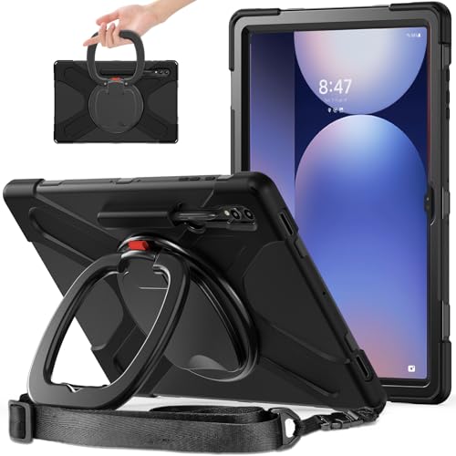 Étui robuste Samsung Galaxy Tab S8 Ultra 14.6 antichoc avec dragonne x900