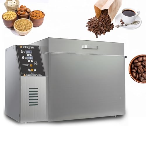 Glowdora Macchina Tostatrice Completamente Automatica, Macchina Tostatrice per Chicchi di caffè, Macchina Tostatrice Elettrica per Noci con Tubo di Riscaldamento in Acciaio Inossidabile.,Type5