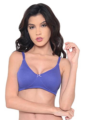 Image of Laavian Women's Cotton Non Padded Non-Wired Regular T-Shirt Bra