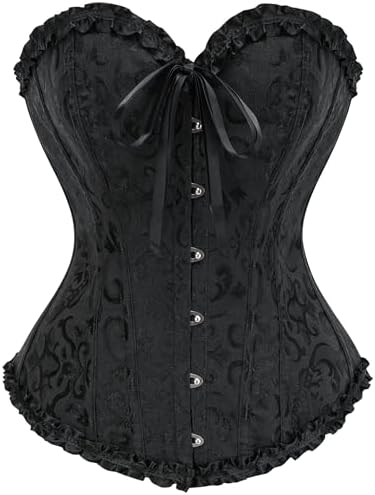 SZIVYSHI Halloween Overbust Corset Top