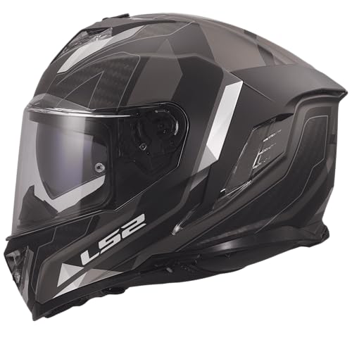 Casque moto intégral LS2 Storm III Sporty XXS noir gris pour motard