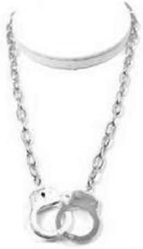 LA Style Handcuff Necklace, Gift-Boxed
