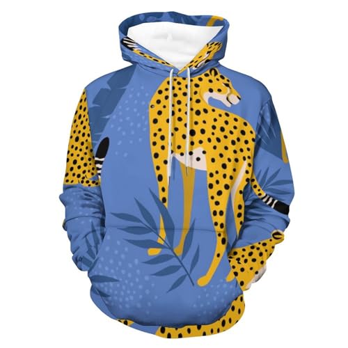 Sweatshirt pull imprimé bleu de qualité supérieure sweat manches longues unisexe