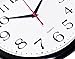 Bernhard Products Black Wall Clocks, 2 Pack Silent Non Ticking 10 Inch Quality Quartz Battery Operated Round Easy to Read Home/Office/School Clock