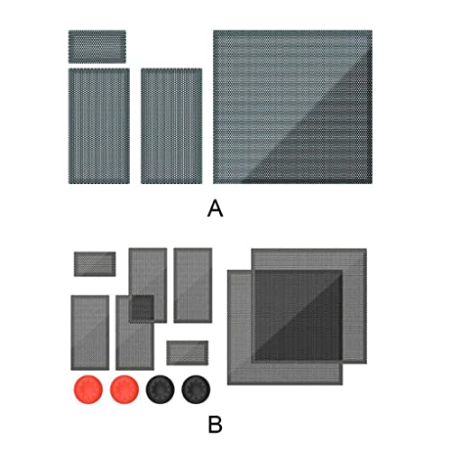 SUWIAKLALL Capa de poeira para console de jogos removível reutilizável filtro de resfriamento à prov