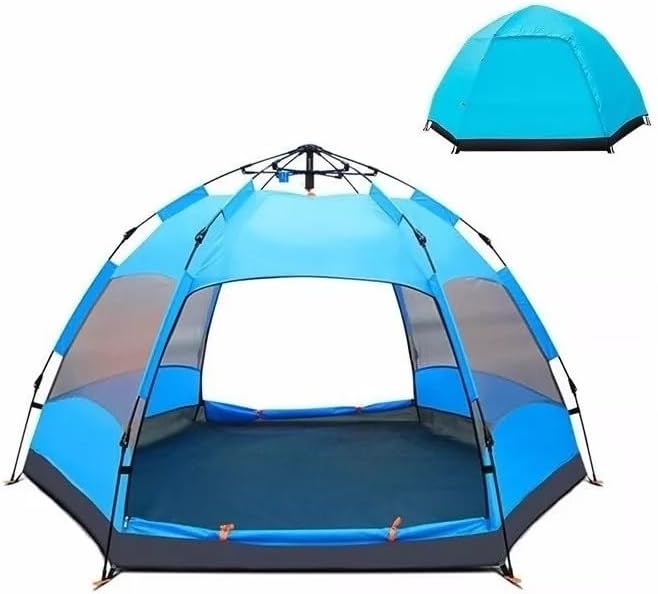 Barraca de Camping Automática 5-8 Pessoas, Impermeável, Ventilada...