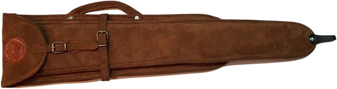 Funda Escopeta Serraje superpuesta y paralela desmontada. Medida Interna de Culata 60 cm Medida Interna de cañon 74cm