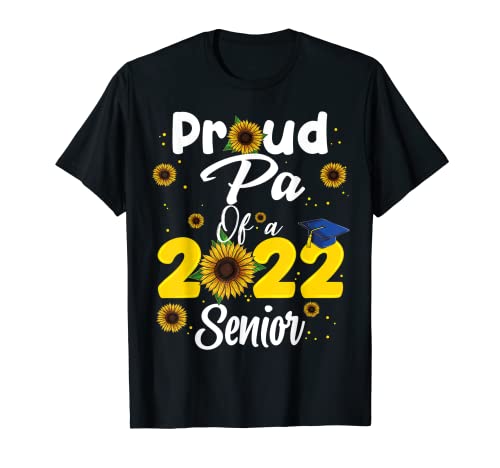 Proud Pa Of Senior Class Of 2022 Graduation Men Women Maglietta