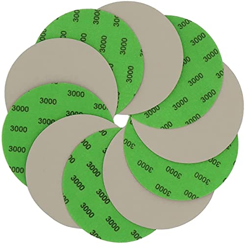 3000 Grit 5 Inch Sanding Discs, VIBRATITE 70 Pieces Hook and Loop Wet Dry Sandpaper Round Sand Paper Pads for Orbital Sander Grinding Polishing Finishing