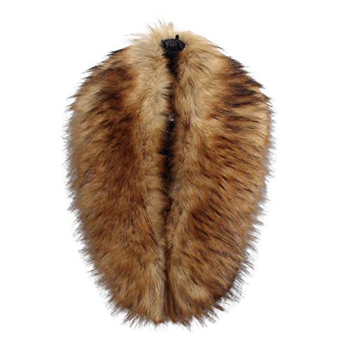 Generisch, Damen Faux Plüschkragen Schal Wrap Kalter Winterwärmer Damen Nackenwärmer Schal Wrap (B, One Size) 2026