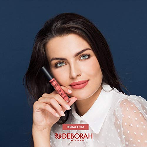Deborah Milano Fluid Velvet Mat Lipstick 22, Terracotta, "Gold, Terracotta" - Image 2