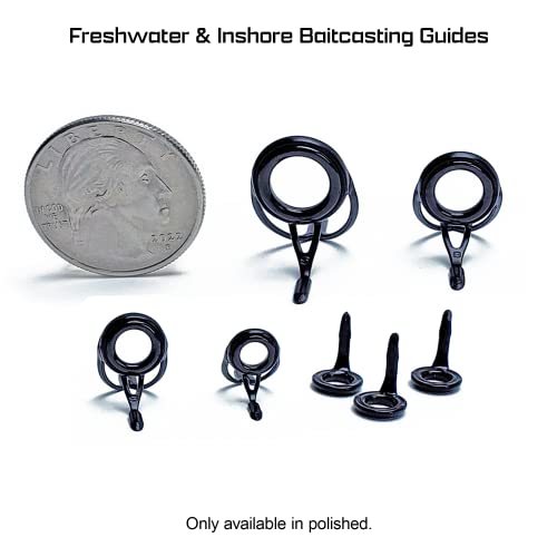 Rodteck Guide Repair Kit | Freshwater & Inshore Baitcasting | Complete Fishing Rod Repair Kit #TOP3