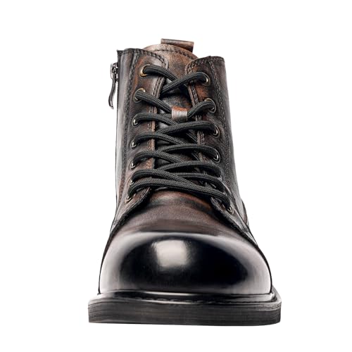 Image of Men's Dress Casual Slip-on Chelsea Boots Genuine Leather Oxford Ankle Boot