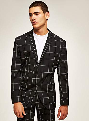 black check coat