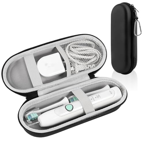 Quelcc Funda Cepillo Dientes Electrico Portátil, Estuche de Viaje de Cepillo de Dientes eléctrico para Braun Oral B/Oral-B Pro/Sonicare/Philips, Estuche Cepillo Electrico Viaje Universal