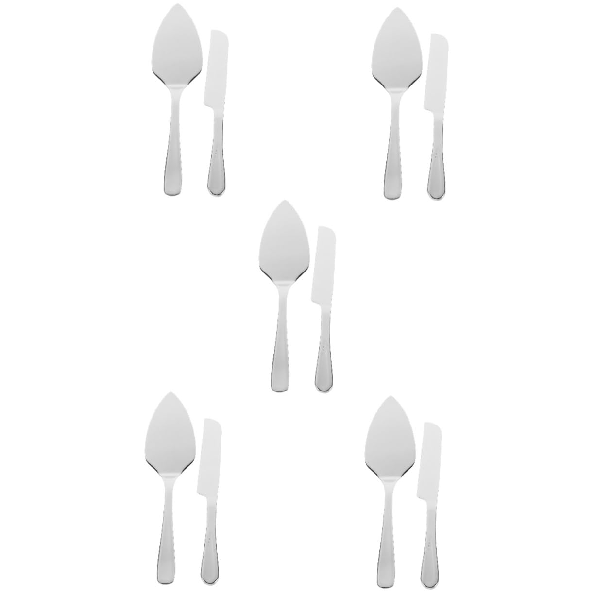 Ciieeo 5 Sets Kuchen Set Küche Kuchenspatel Hochzeitstortenschneider Spatel Party Kuchenheber Edelstahl Kuchenschneider Tortenheber Heimkochutensilien Kuchenschneiden Für