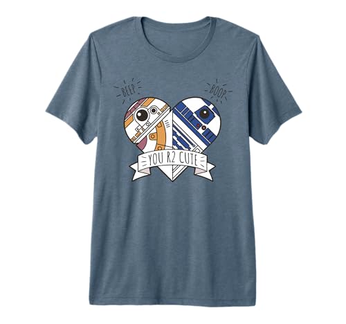 T-shirt Star Wars You R2 Cute pour votre tenue de soirée de Saint-Valentin
