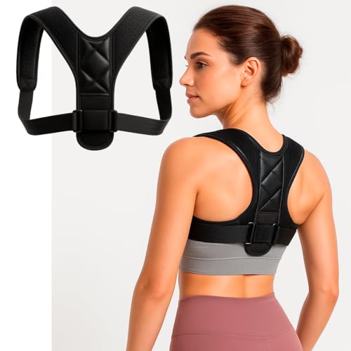 Corretor de Postura Ajustável para Ombros e Coluna