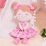 💕【Fácil de transportar】: esta muñeca de peluche mide aproximadamente 15" de tamaño y pesa solo 170 g. Es ideal para que los niños jueguen, abrazen y lo lleven a cualquier lugar, proporcionando a los niños más seguridad muñeca de trapo.