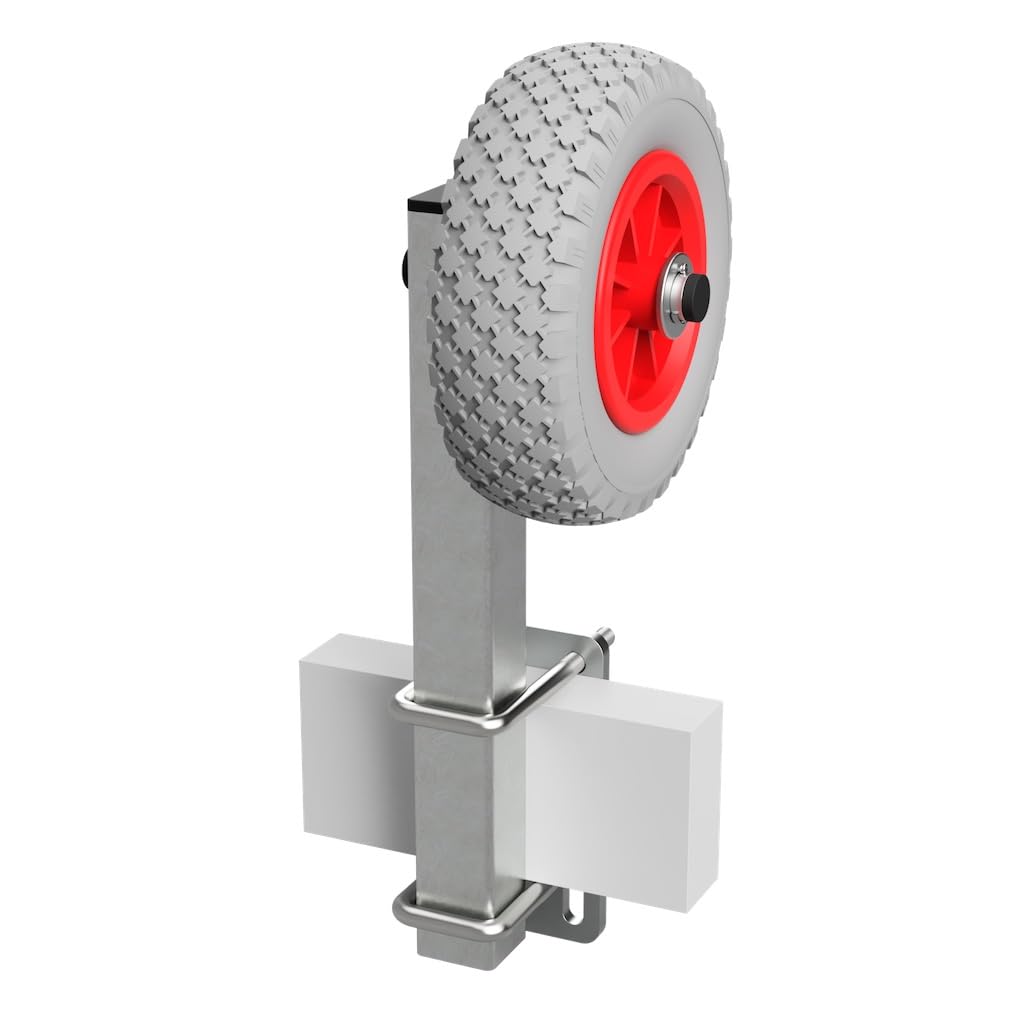 Rolki z podporą przyczepa do łodzi opony PU RKSID-200-PU, Ø 200 mm