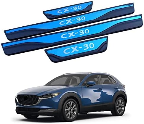 GZBFTDH カードア エントリー ガード パーツ Mazda cx-30 CX30 2020 2022用 キック パネル ガード
