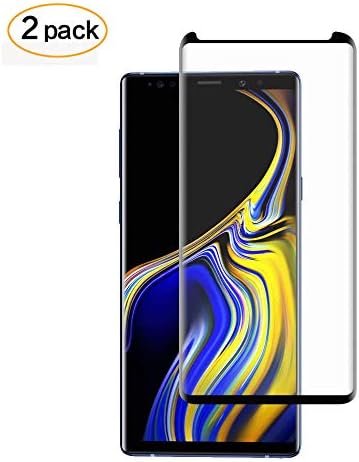 [2Pack] Galaxy Note 9 Screen Protector, DeFitch Note 9 Tempered Glass[Case Friendly][Anti-Bubble][HD Clear] Tempered Glass Screen Protector Compatible with Samsung Galaxy Note9 (Black)