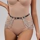 BDSMYEE Harness Damen Leder,BDSMs Dessous leder Dessous Frauen,Leder BH Body Harness Frauen,Sexy Dessous Damen für Sex,Domina Outfit Damen,Rave Outfit Damen,Fetiche Kleidung Frauen (D)